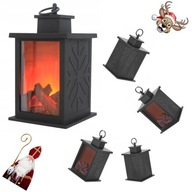 KOMINEK LAMPION LED Z EFEKTEM OGNIA - MAGIA PŁOMIENI W TWOIM DOMU!