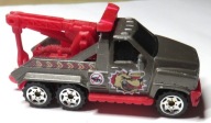 Resorak MBX Wrecker Truck Grafitowy 3Osie Pies 1:64 Unikat Hero City 2003