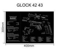 Mata rusznikarska podkładka do czyszczenia broni GLOCK 42 43 slimline
