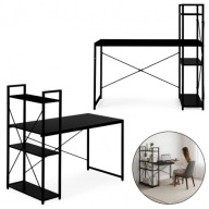 oftowe Biurko Komputerowe z Regałem Twoja Strefa Pracy 120x60 cm