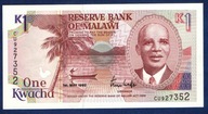 MALAWI 1 KWACHA 1992 P-23b UNC