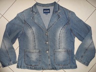 ŻAKIET jak NOWA duża JEANS KURTKA KATANA r XXXL 3XL HAFT