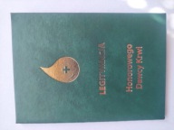 Legitymacja książeczka honorowego dawcy krwi HDK