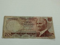 20 lira Turcja 1983 P#187 F+/VF-