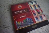 SUCHE PASTELE 24 KOLORY KOH-I-NOOR ARTYSTYCZNE TOISON D'OR 24 NOWE