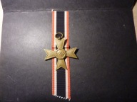 Kriegsverdienstkreuz 2 klasy bez mieczy. KVK Krzyż zasługi sygnowany 52