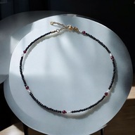 Naszyjnik Choker Turmalin czarny