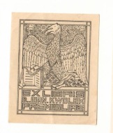 STANISŁAW JAKUBOWSKI, EX LIBRIS D. JOAN. KWOLEK PREMISLIAE