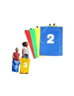 Worki Do Skakania 4 Kolorowe Zestaw Wyścigi Gry Ruchowe Ogród Szkoła Woopie