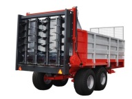 Nowy rozrzutnik obornika Igamet 10 ton pionowe wałki