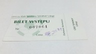 stary bilet JANINA Libiąż 28.07.1997