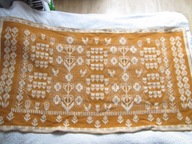 c WZORZYSTY KILIM OBRUS NARZUTA DWUSTRONNY CEPELIA PRL