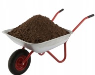 TACZKA METALOWA OGRODOWA DO OGRODU LEKKA OCYNKOWANA METALOWE KOŁO 80/120 L