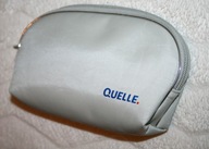 ORYGINALNA KOSMETYCZKA QUELLE SREBRNA KOMPAKTOWA IDEALNA W PODRÓŻY!