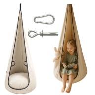 HUŚTAWKA BOCIANIE GNIAZDO KOKON WISZĄCY FOTEL BUJAK DLA DZIECI MAX 60KG