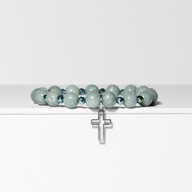 Unikatowa Bransoletka z Kamieni Naturalnych jadeitu birmańskiego i hematytu