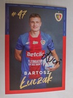 Karta klubowa autograf Piast Gliwice Łuczak 22/23