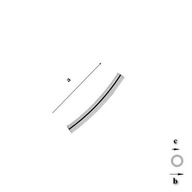 SŁRUR RURL M 2x15 mm Rurka Łuk 15 mm Srebro 925