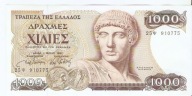 Grecja 1000 Drachm 1987 25Ф