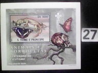 Motyle , zwierzęta i skauting , Wyspy Św. Tomasza i Książęca MNH
