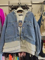 Kurtka bluza jeansowa ocieplana Italy, r. Uni Plus Size !!!