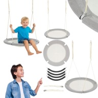 HUŚTAWKA OGRODOWA BOCIANIE GNIAZDO DLA DZIECI REGULOWANA HYPERMOTION