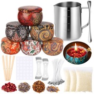 Zestaw do robienia świec zapachowych DIY prezent dla kobiety wosk pszczeli