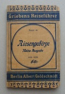 KARKONOSZE, GRIEBEN, PRZEWODNIK; MAŁE WYDANIE, 1919-1920