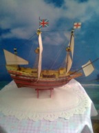 HISTORYCZNY ŻAGLOWIEC "MAYFLOWER" MODEL