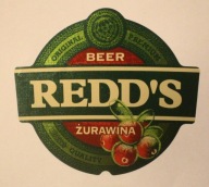 ETYKIETA - REDD'S BEER - ORIGINAL PREMIUM - ŻURAWINA