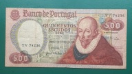 Banknot 500 eskudos 1979 Portugalia