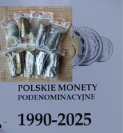 ZESTAW MONET OBIEGOWYCH (1990-2025) po denominacji