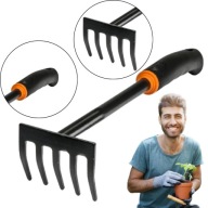 GRABKI OGRODOWE MAŁE OGRODNICZE METALOWE DO SPULCHNIANIA ZIEMI ERGONOMICZNE
