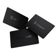 Portfel sprzętowy kryptowalutowy Tangem Black 3 karty