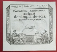 FRANCJA 50 SOLI 1793 !!! PIĘKNY !!!!
