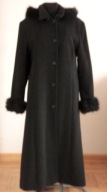 Płaszcz DAMSKI Długi Wełniany Roz.44