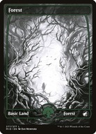 Karta Magic: The Gathering Forest 277 MID FullArt