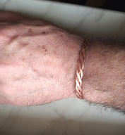 Bransoletka z miedzi