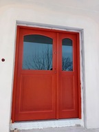 DRZWI ZEWNĘTRZNE DREWNIANE DWUSKRZYDŁOWE Dz69