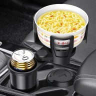 Uchwyt 2w1 Samochodowy na Kubek Napoje Kawę Obrotowy 360° Regulowany