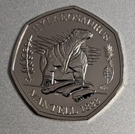 Wielka Brytania 50 pensów 2020r. Dinozaury - hileozaur BCM