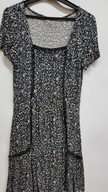 sukienka biała czarna roz. 158