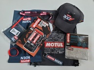 Zestaw Motul do moto do konserwacji łańcucha, gadżety + czapeczka