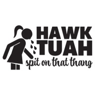 Naklejka HAWK TUAH Spit on that thang wodoodporna bez tła od GravArt