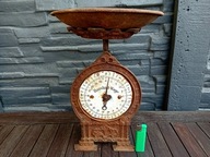 PRZEDWOJENNA ŻELIWNA WAGA SECESYJNA - HAUSHALT WAGE