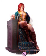 Figurka 3D - Triss - Wiedźmin - 16K- 1:6 - 3DMoon
