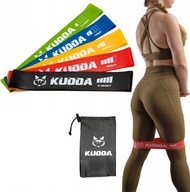 ZESTAW GUMY DO ĆWICZEŃ MINI BAND FITNESS TAŚMY OPOROWE TRENING FUNKCJONALNY