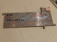 Miedź 10mm formatka miedziana kęs blacha płaskownik