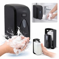 DOZOWNIK PODAJNIK MYDŁA RĘCZNY DESPENSER W PŁYNIE CZARNY NA ŚCIANNE 500ML