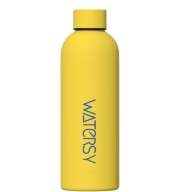 ŻÓŁTA BIDON -BUTELKA TERMICZNA -STAL NIERDZEWNA -POWŁOKA SOFT TOUCH -500ML